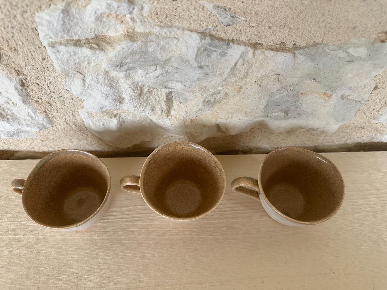 Stoneware Espresso Cups