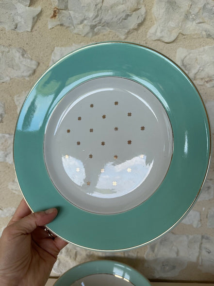 KG Luneville Pale Turquoise Dinner Service