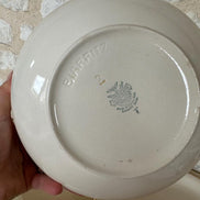 Vintage Villeroy & Boch Biarritz Serving Set: Cream Porcelain, Gold Trim