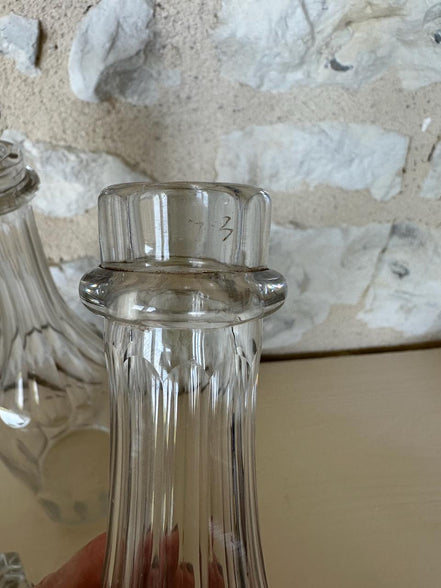 Pair of Crystal Baccarat Wine Carafes