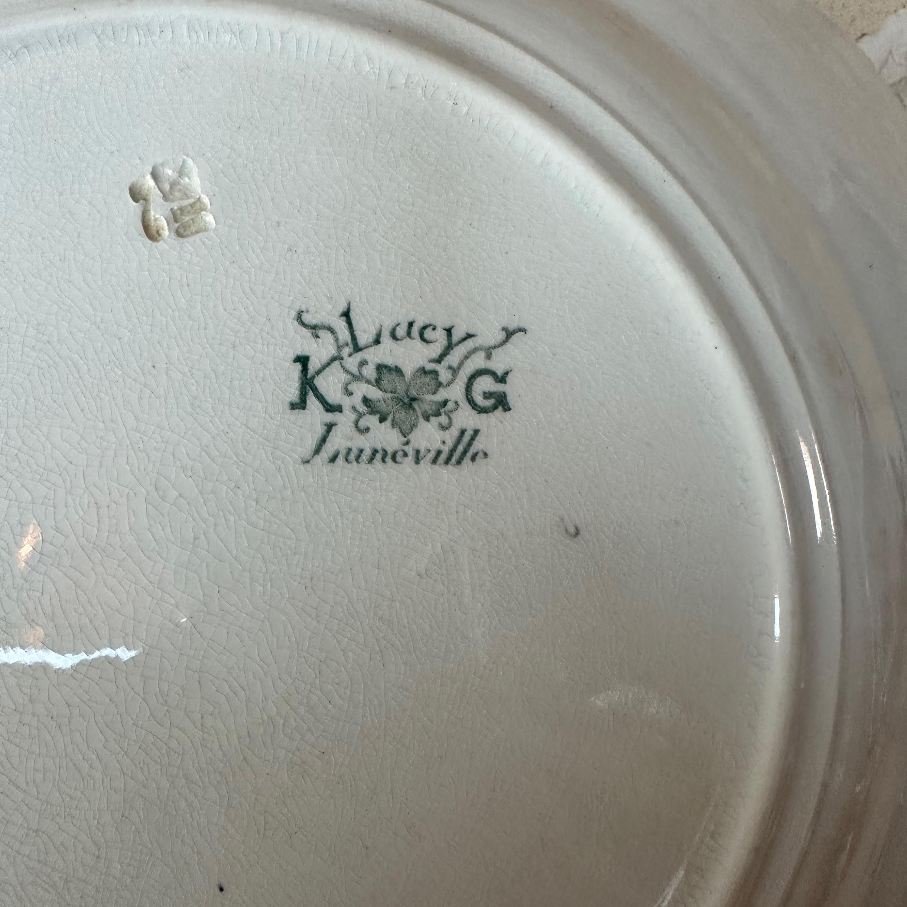 KG Luneville Art Nouveau Dinner Service