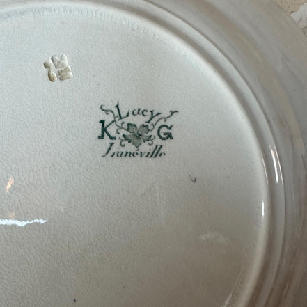 KG Luneville Art Nouveau Dinner Service