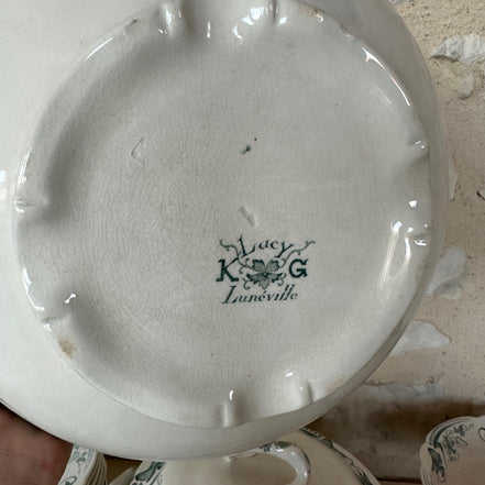 KG Luneville Art Nouveau Dinner Service