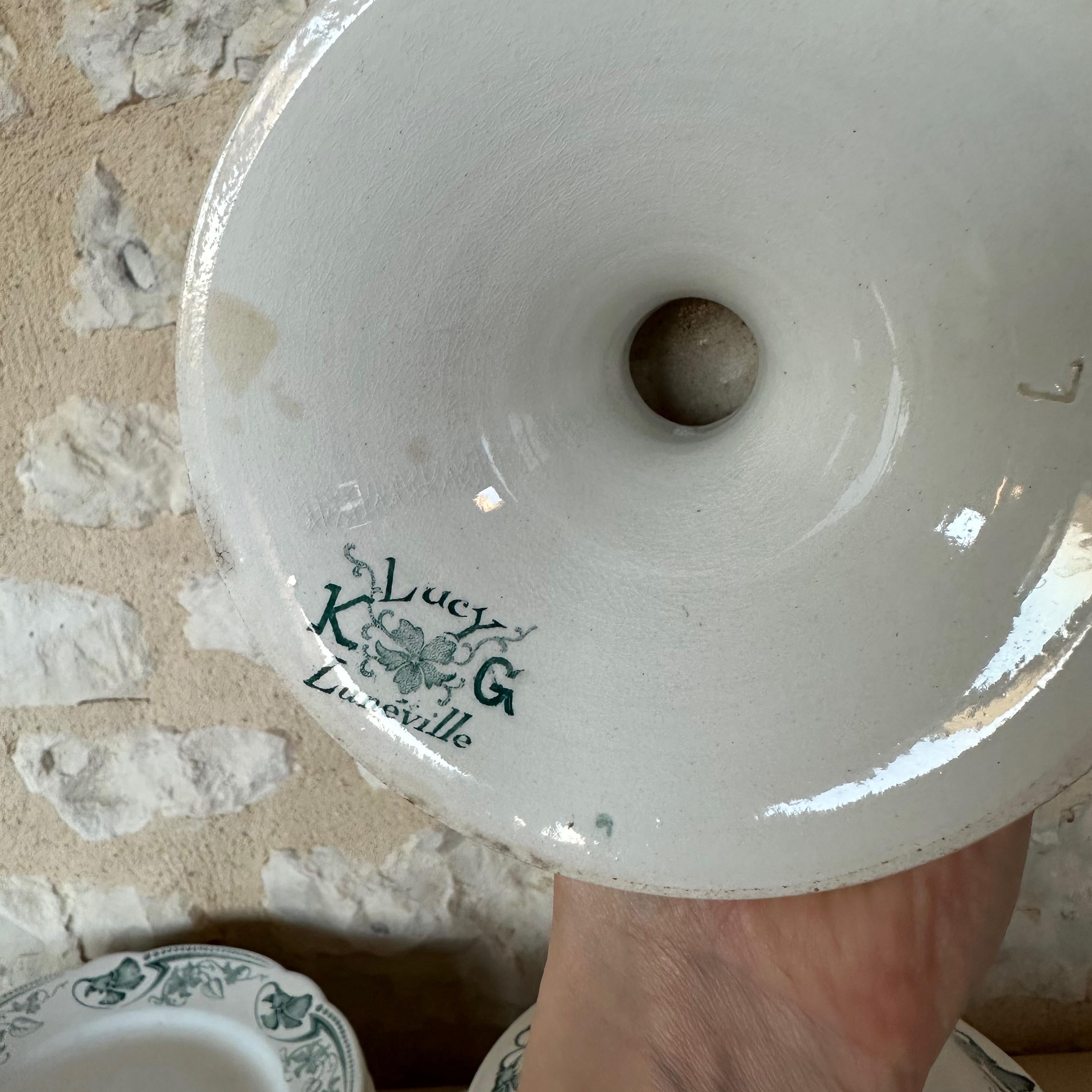 KG Luneville Art Nouveau Dinner Service