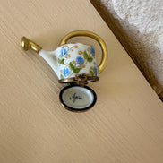 Limoges Watering Can Trinket Box