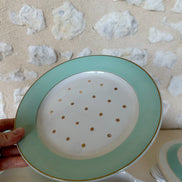 KG Luneville Pale Turquoise Dinner Service