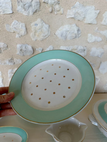 KG Luneville Pale Turquoise Dinner Service