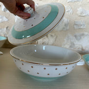 KG Luneville Pale Turquoise Dinner Service