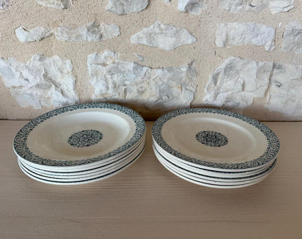 Terre de Fer Dinner Plates & Soup Bowls