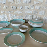 KG Luneville Pale Turquoise Dinner Service