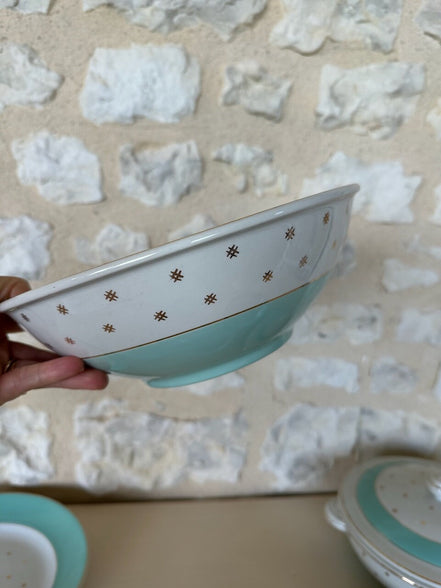 KG Luneville Pale Turquoise Dinner Service