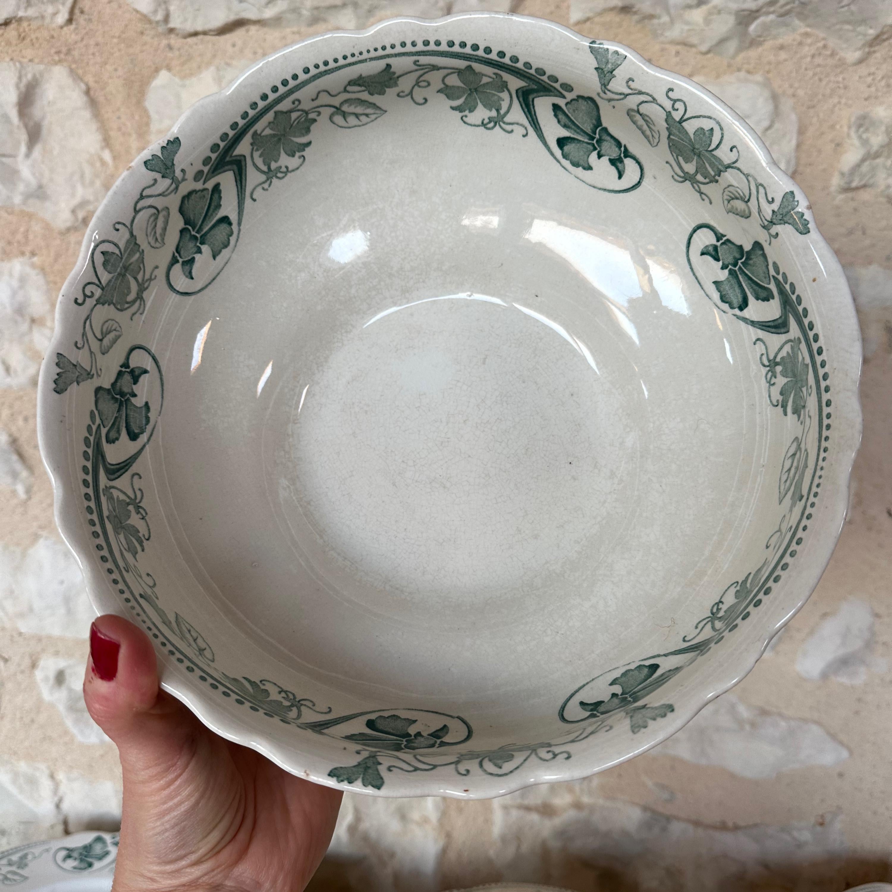 KG Luneville Art Nouveau Dinner Service