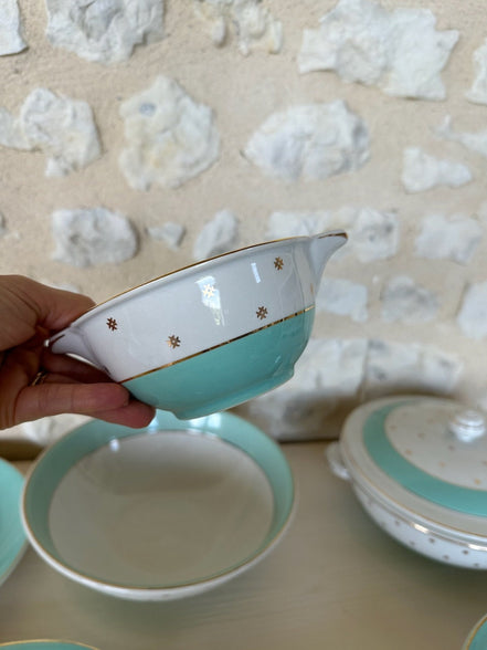 KG Luneville Pale Turquoise Dinner Service