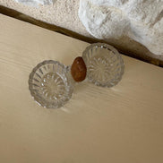 Glass Salt & Pepper Holder