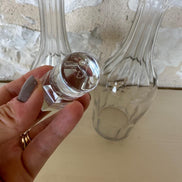 Pair of Crystal Baccarat Wine Carafes