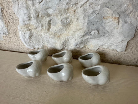 Vintage Snail Shell Pots