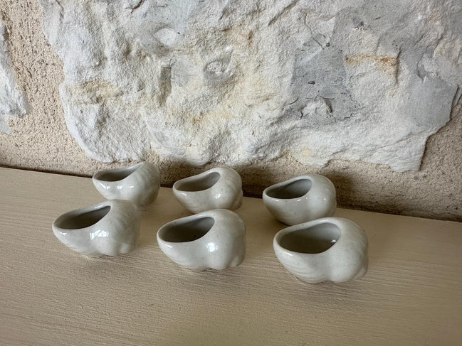 Vintage Snail Shell Pots