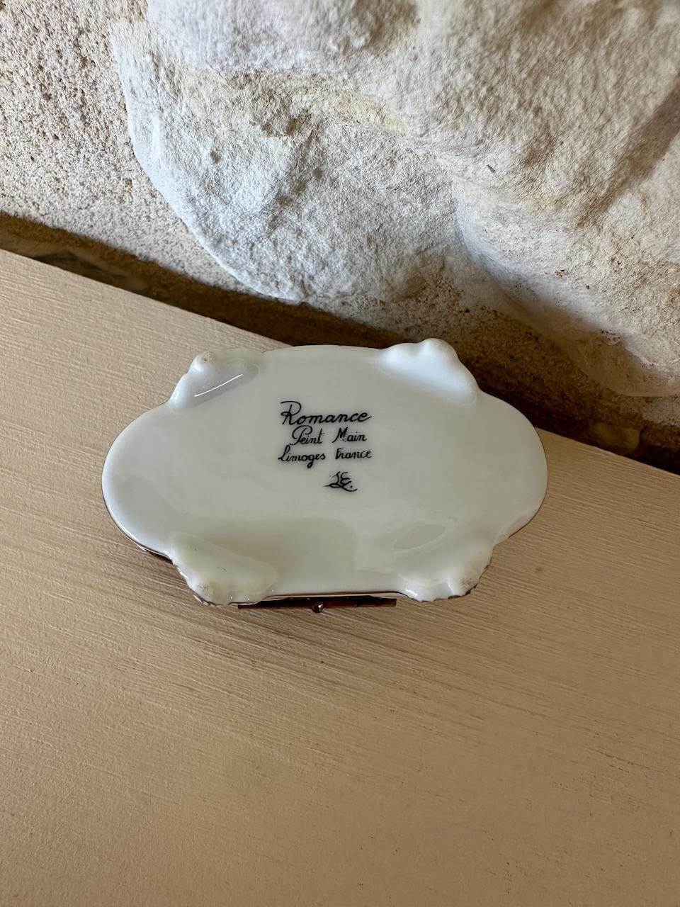Exquisite Hand Painted Limoges Trinket Box