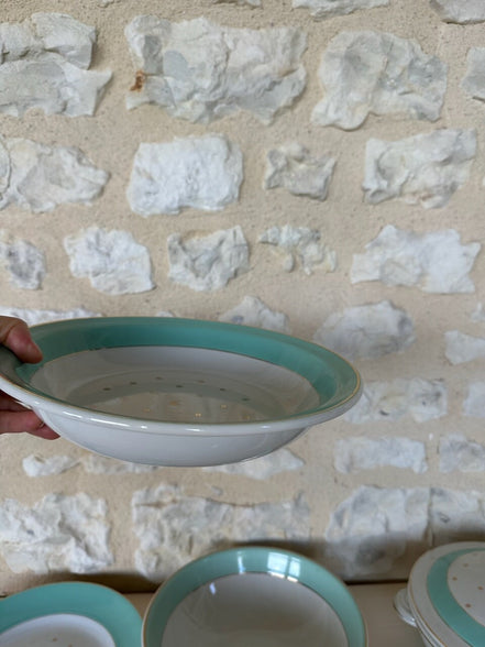 KG Luneville Pale Turquoise Dinner Service