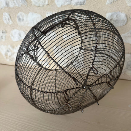 Antique French Wire Egg Basket