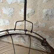 Antique French Wire Egg Basket
