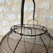 Antique French Wire Egg Basket