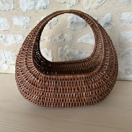 Adorable Vintage French Wicker Basket