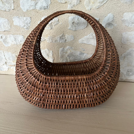 Adorable Vintage French Wicker Basket