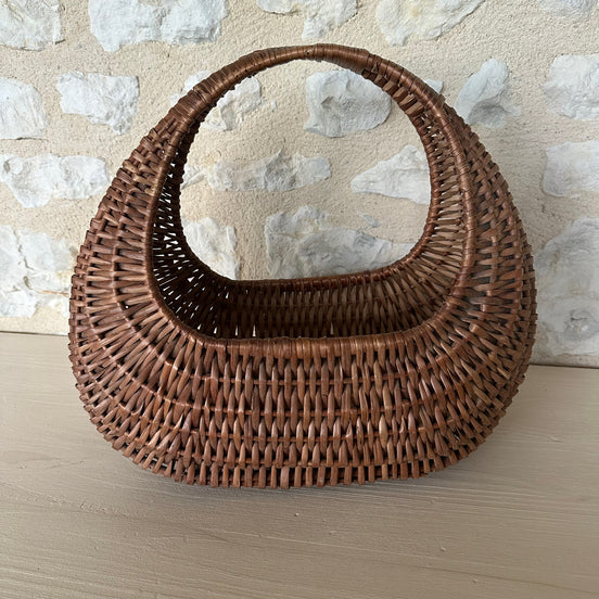 Adorable Vintage French Wicker Basket