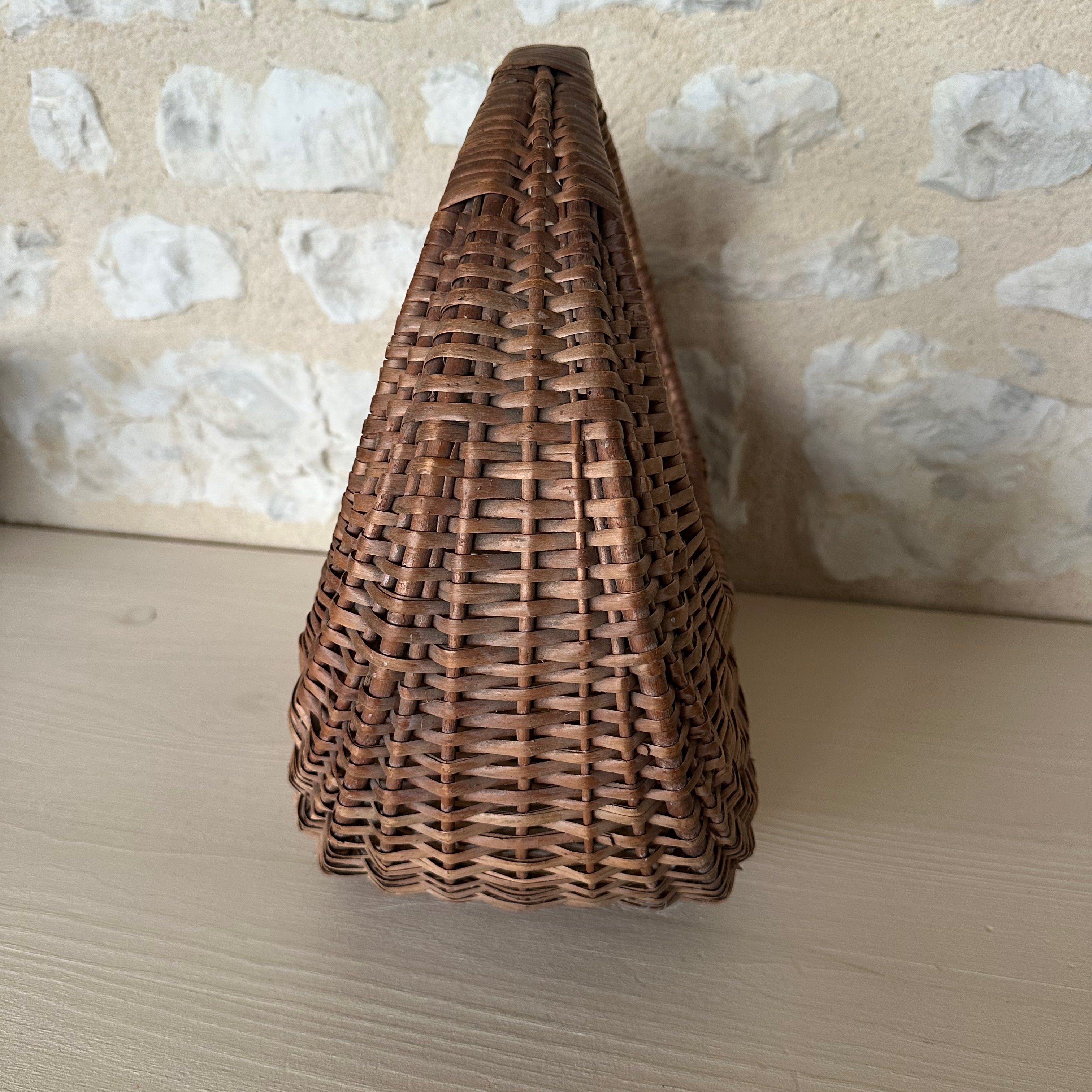 Adorable Vintage French Wicker Basket