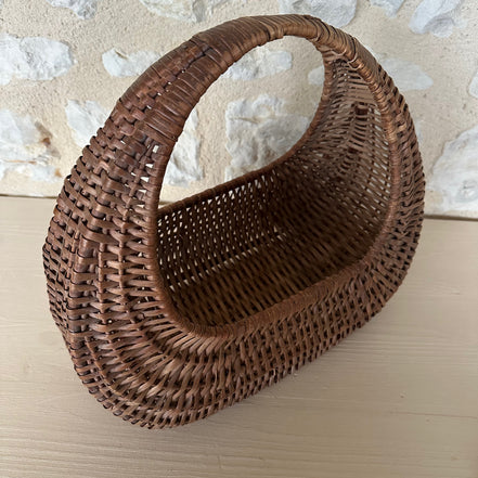 Adorable Vintage French Wicker Basket
