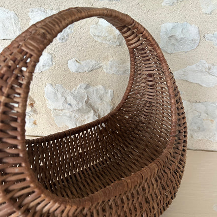 Adorable Vintage French Wicker Basket