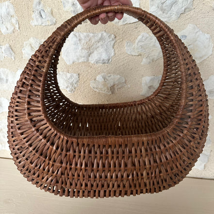Adorable Vintage French Wicker Basket