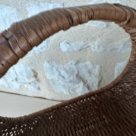 Adorable Vintage French Wicker Basket