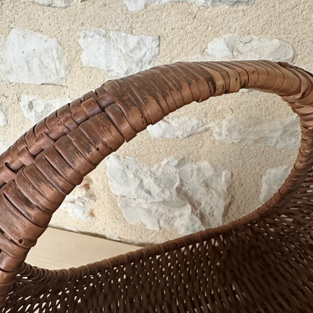 Adorable Vintage French Wicker Basket