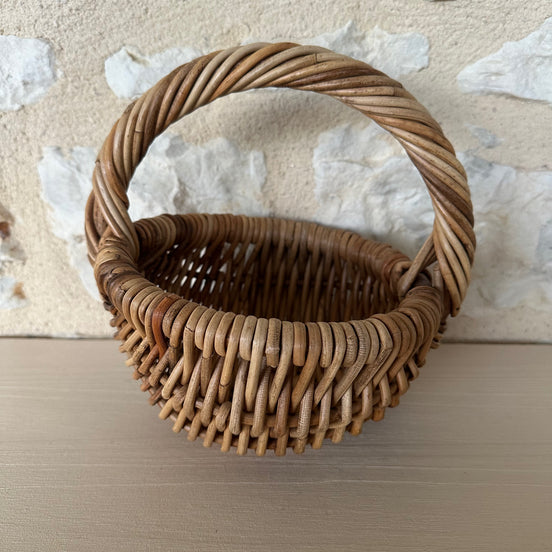 Sweet Little Vintage Wicker Basket