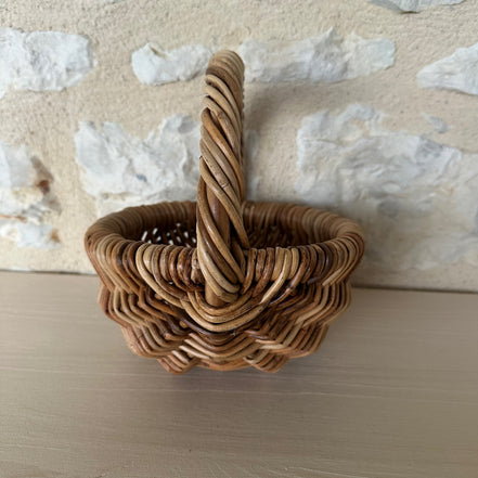 Sweet Little Vintage Wicker Basket