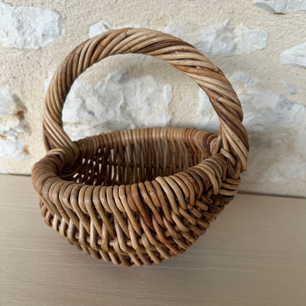 Sweet Little Vintage Wicker Basket