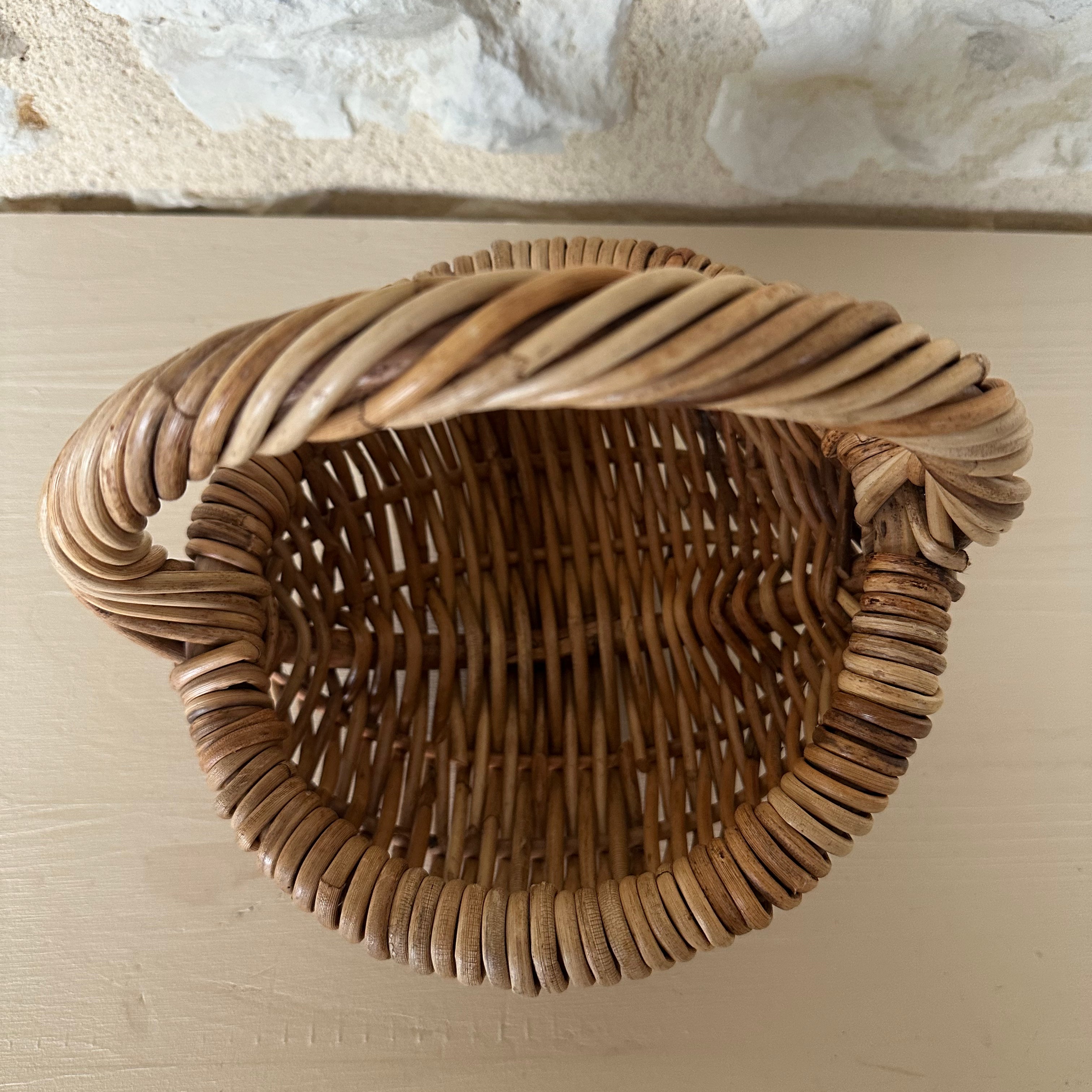 Sweet Little Vintage Wicker Basket