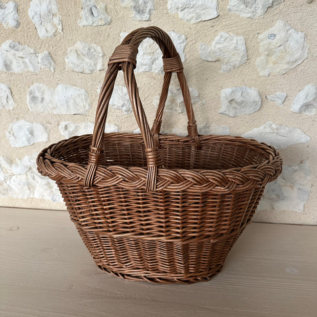 Stunning Vintage French Market Basket