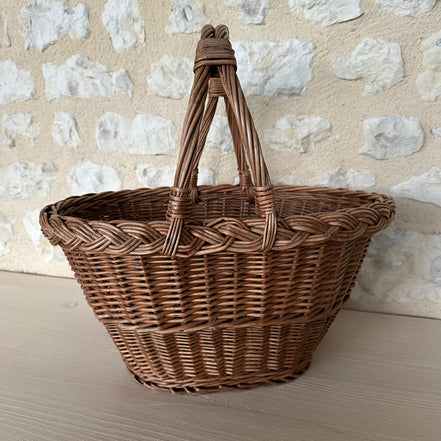Stunning Vintage French Market Basket