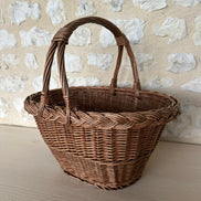Stunning Vintage French Market Basket