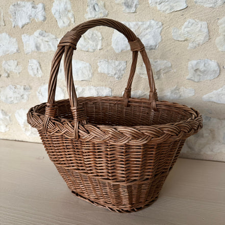 Stunning Vintage French Market Basket