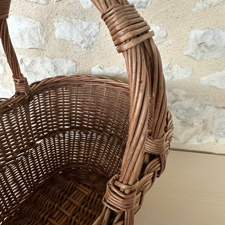 Stunning Vintage French Market Basket
