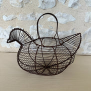 Antique Hen Egg Basket
