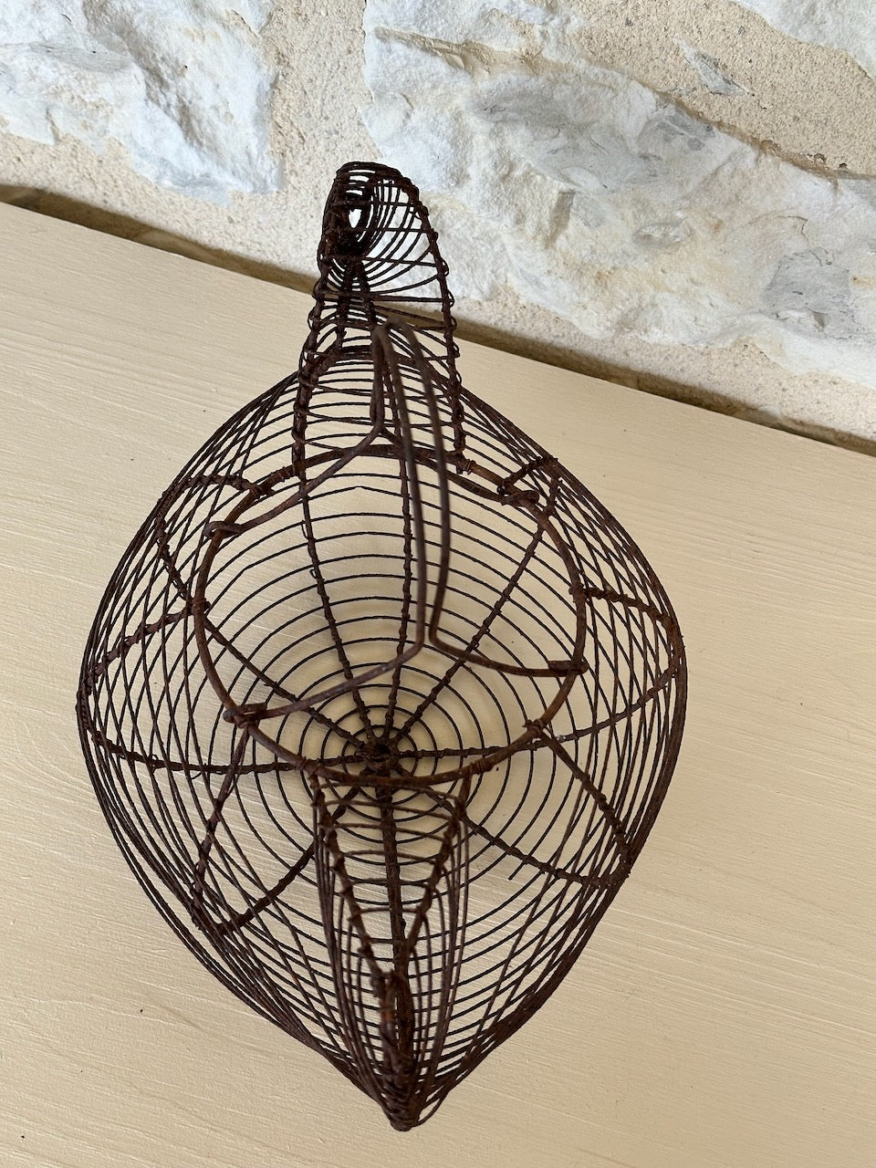 Antique Hen Egg Basket