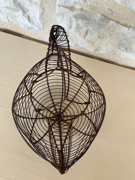 Antique Hen Egg Basket