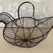 Antique Hen Egg Basket