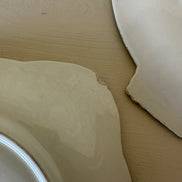 Set of Four Oyster Plates by Longwy France