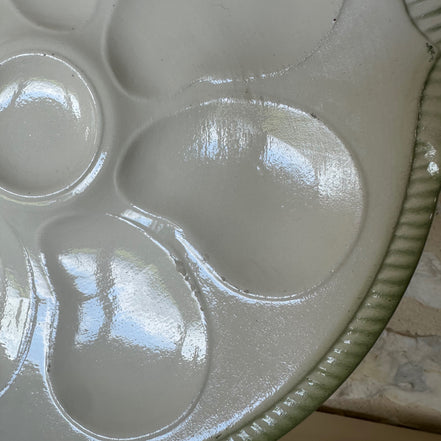 Set of Four Oyster Plates by Longwy France